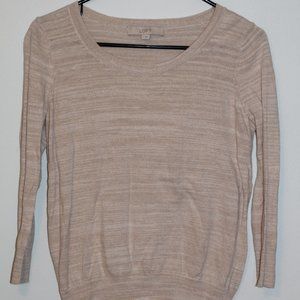 Loft cream light weight sweater